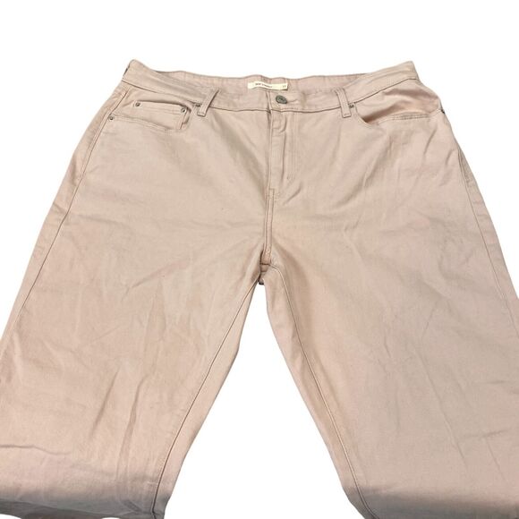 Levi 505 Straight Leg Jeans Womens Mid Rise Straight Leg Size 33 Pink - Picture 10 of 15